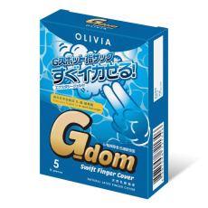 Olivia - G-dom Swift Finger Condoms 5's Pack photo