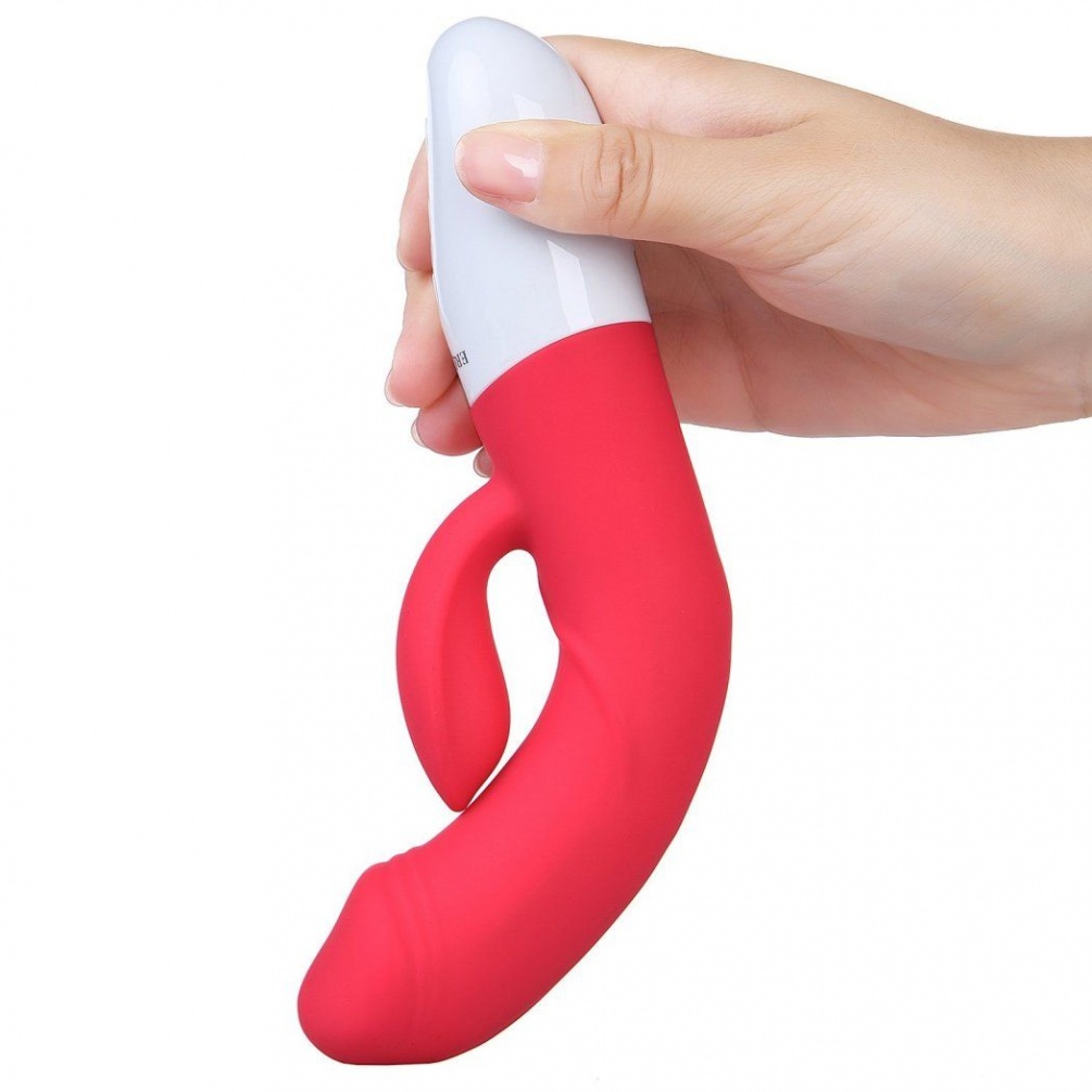 CRATER Jurchen intelligent heating double shock stick, indep... Erocome - Crater - Red photo-6
