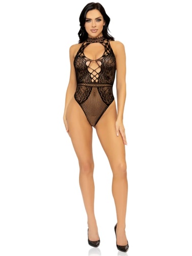 Leg Avenue - Bring The Heat Bodysuit - Black photo