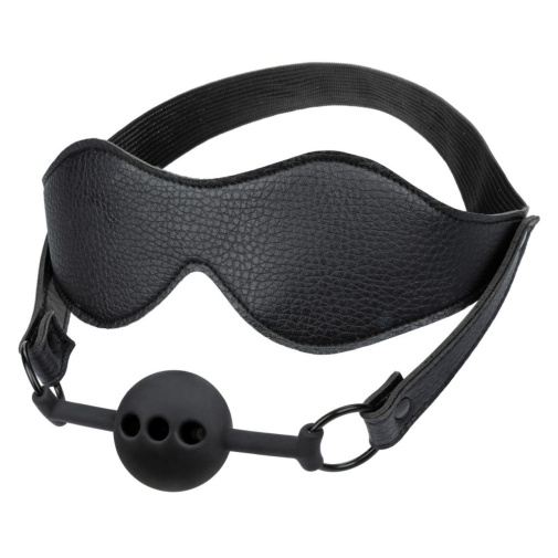 CEN - Nocturnal Eye Mask & Ball Gag - Black 照片