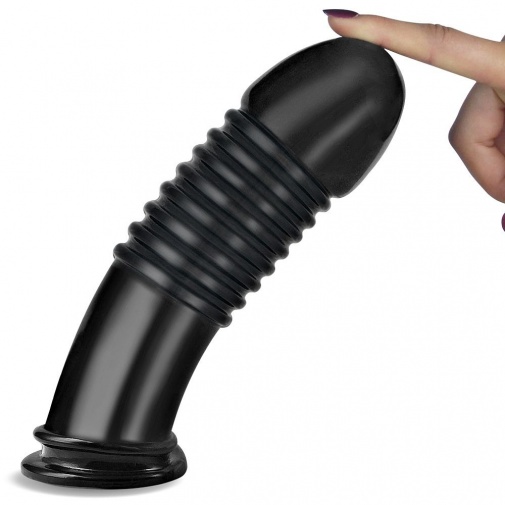 Lovetoy - 8" King Sized Anal Bumper - Black photo