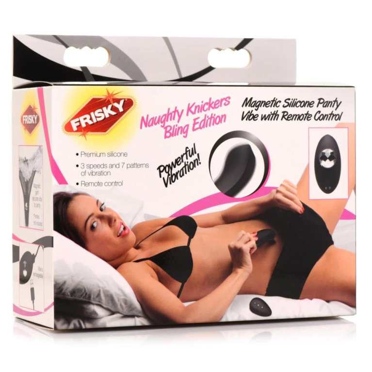 Frisky - Panty Vibrator w Remote Control - Black photo
