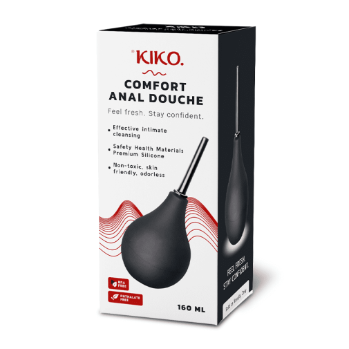 KIKO - Comfort Anal Douche - Black photo