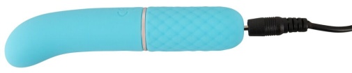 Cuties - Mini Curved Vibrator - Blue photo