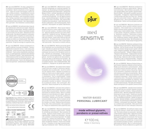 To ensure pjur med SENSITIVE glide can also be used on very ... Pjur - Med Sensitive Glide - 100ml photo