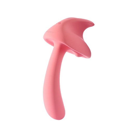 Arosum - Wavy Heating Vibrator - Pink photo