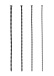 Ouch - Spiral Screw Urethral Plug Set - Black photo