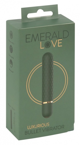 Emerald Love - 奢華子彈震動器 - 綠色 照片