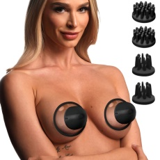 Size Matters - 10X Rotating Nipple Suckers - Black photo