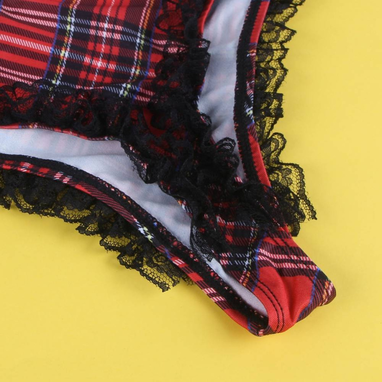 Ohyeah - 学生开胸胸罩套装 - 3XL 照片