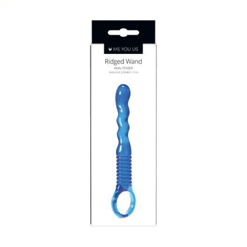 Me You Us - Ridged Anal Wand - Blue 照片