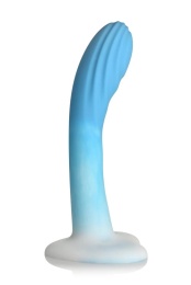 Simply Sweet - Rippled Dildo - Blue photo