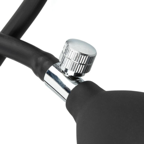 Easytoys - Inflatable Anal Plug - Black photo