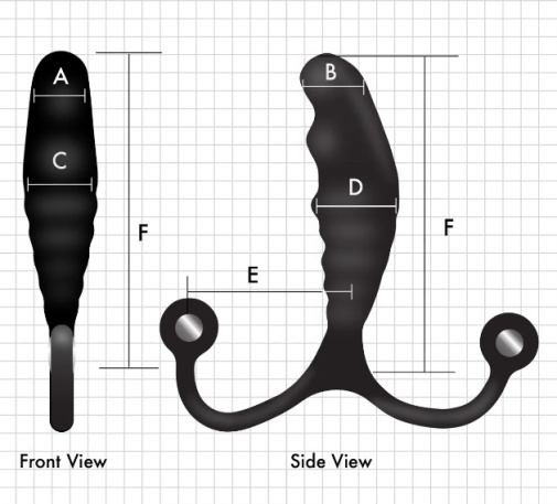 Aneros - Psy Prostate Massager - Black photo