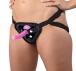 Strap U - Double-G 穿戴式束带震动套装连两个假阳具 - 紫色 照片-2