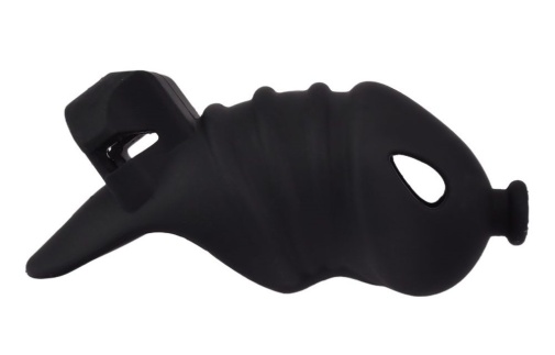 FAAK - Long Resin Chastity Cage - Black 照片