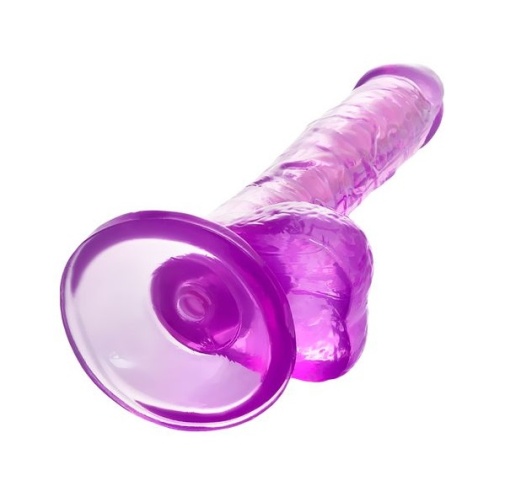 A-Toys - Celiam 弹性可弯曲仿真阳具 20.5cm - 紫色 照片