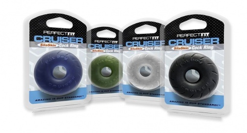 Perfect Fit - SilaSkin Cruiser Ring 6.4cm - Black photo