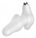 Frisky - Fill Her Up Vibrating Love Tunnel with Clit Stimulator - White photo-3