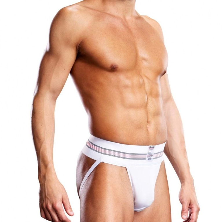 Blueline - Performance Microfiber Jock Strap - White - S/M photo