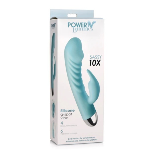 Power Bunnies - Sassy 10X G-Spot Vibe - Blue photo