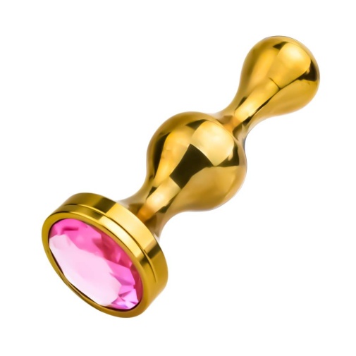 FAAK - Chastity Cage 184 w Belt & Plug - Gold 照片