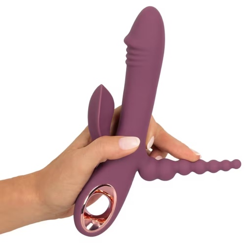 You2Toys - Slim Triple Plum Rabbit Vibrator - Purple 照片