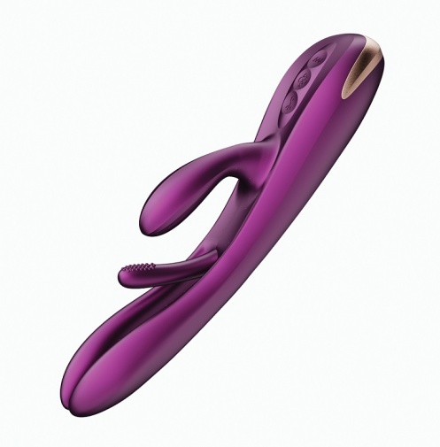 Honey Play Box - Terri Tapping Rabbit App Vibrator - Purple photo