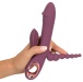 You2Toys - Slim Triple Plum Rabbit Vibrator - Purple 照片-3