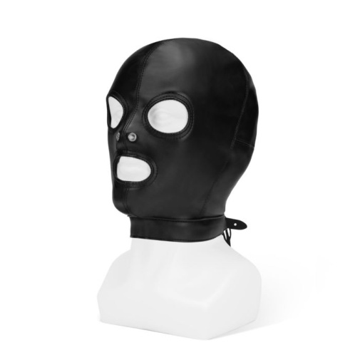 Me You Us - Hood with Eyes Nose Mouth - Black 照片