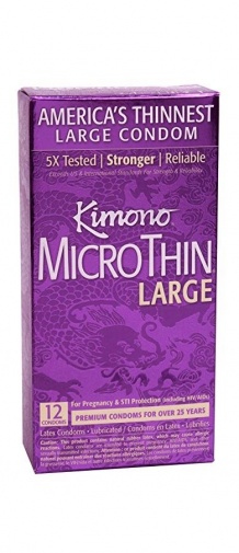 Kimono - Microthin 大碼 12個裝 照片