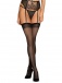 Obsessive - S813 Stockings - Black - XXL photo