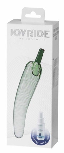 Joyride - 优质玻璃 GlassiX 假阳具 6 号 - 绿色 照片