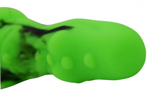 FAAK - 鱷魚假陽具 - 綠色/黑色 照片