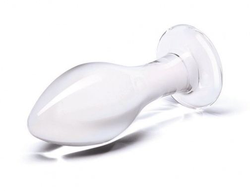 Glas - 4″ Classic Glass Butt Plug photo