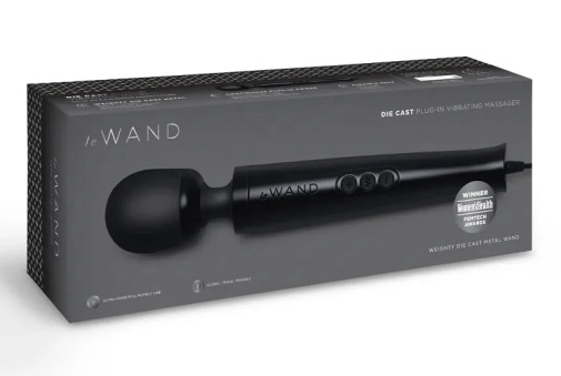 Le Wand - Die Cast Plug-In Massager - Black photo