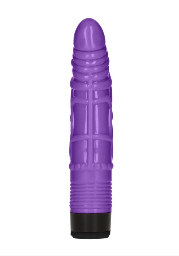 GC - 8" Slight Vibro Dildo - Purple 照片