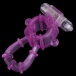 Aphrodisia - Beefcake Dual Rings Vibe - Purple photo-8