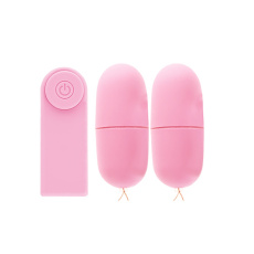 NPG - Wireless Double Vibro Eggs - Pink photo