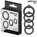 Addicted Toys - Pleasure Cock Rings Set - Black photo-5