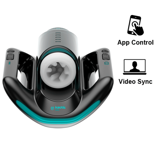 KAOTIK - The Jetpack Double-handed Interactive Masturbator - Black photo