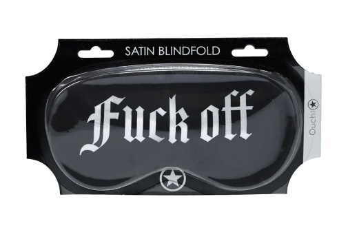 Ouch - Fuck Off Eye Mask - Black 照片