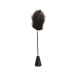 Chisa - Crop w Feathers - Black photo