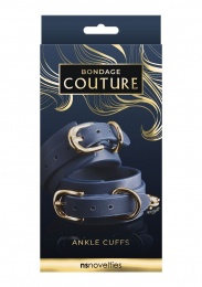 NS Novelties - Bondage Couture Ankle Cuffs - Black photo