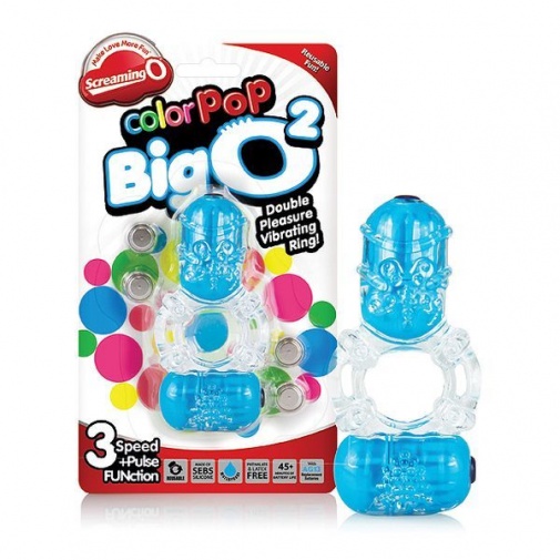 The Screaming O - Color Pop Big O2 震動環 - 藍色 照片