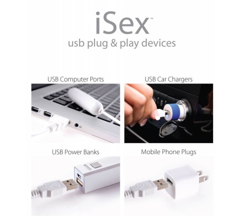 Orion - iSex Vibro Vaginal Balls w USB-charger - White photo