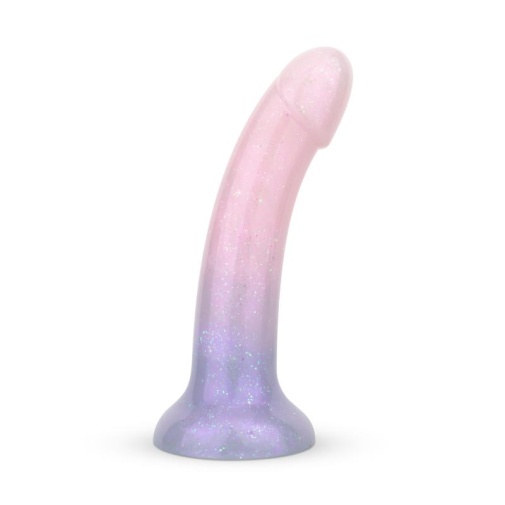 Easytoys - 美人鱼微弯假阳具 15cm - 粉红色 照片