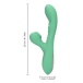 Loveline - Flickering Rabbit Vibrator - Green 照片-8