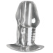Master Series - Dicked Hollow Plug XL - Clear photo