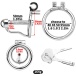 FAAK - Chastity Cage w Urethral Plug - Silver 照片-13
